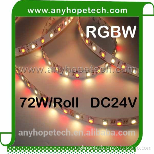 High lumen 60leds 5050 flexible nonwaterproof rgb ed strip 24v